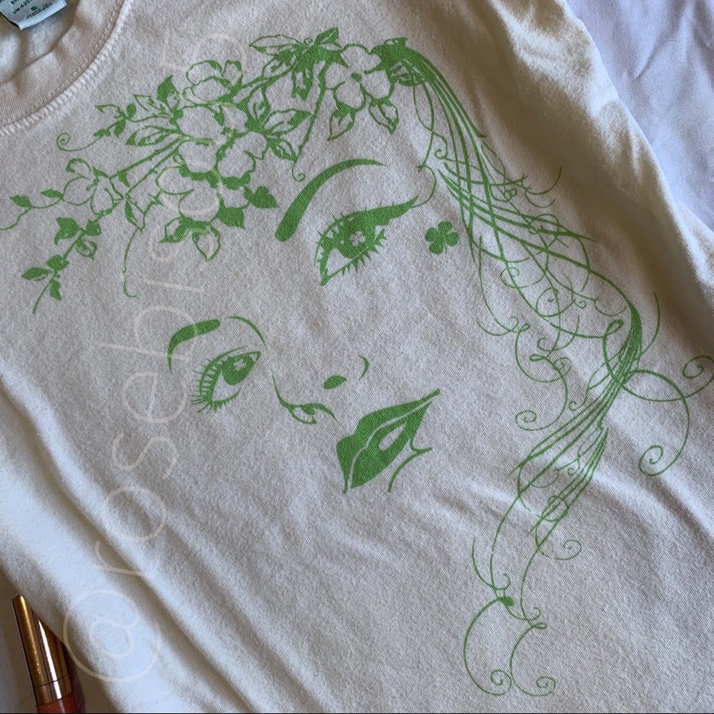 🍀Lucky Clover Graphic Print Tee Short Sleeve - Picture 6 of 8